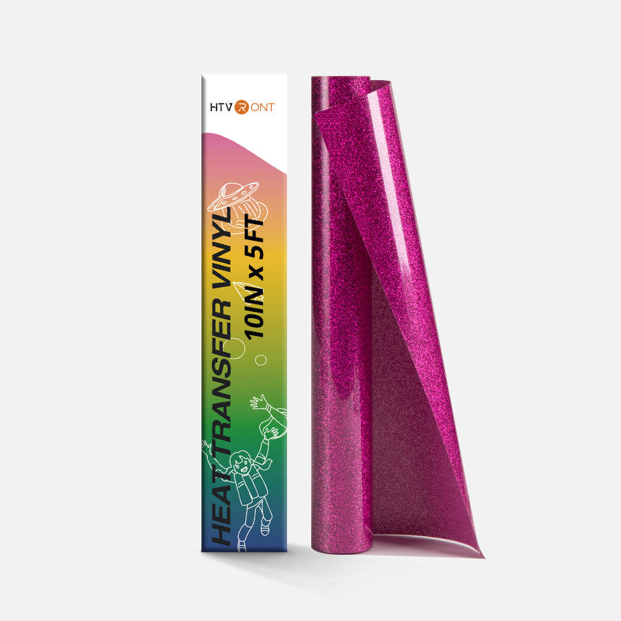 Heat Transfer Vinyl Glitter - 10 x 5FT（2 colors） – HTVRONT