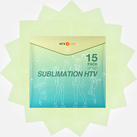  Clear HTV Vinyl for Sublimation - Glossy Sublimation