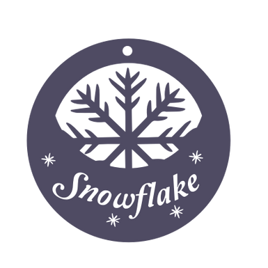 Snowflake ornament