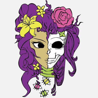 【MEMBER ONLY】Skull Girl SVG