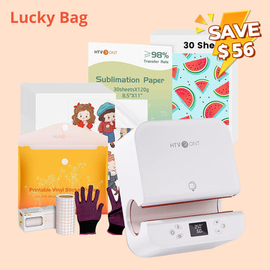 [Lucky Bag]Auto Tumbler Heat Press Machine 120V+Lucky Bag (Sublimation Paper*30+Sticker Paper*10+Heat Resistant Gloves+Transfer Tape≥$31)