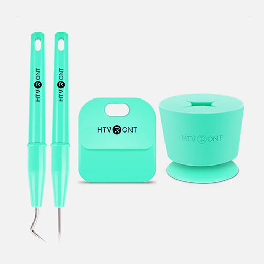 [HTV Basic Kit] HTV Vinyl & Basic Tools Bundle (17 pcs)