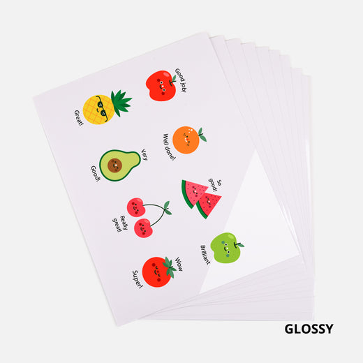  HTVRONT Sublimation Sticker Paper - 20 Pcs Glossy