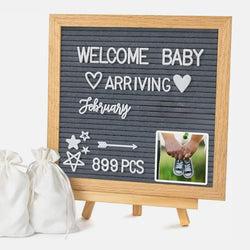 Felt Letter Board with Letters - 510 Letter Board Sign, 16 x 12 inch