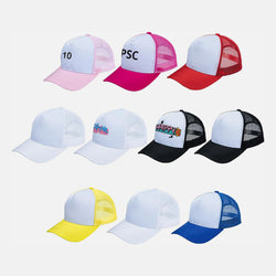 Polyester Trucker Cap Sublimation Blanks - 10PCS