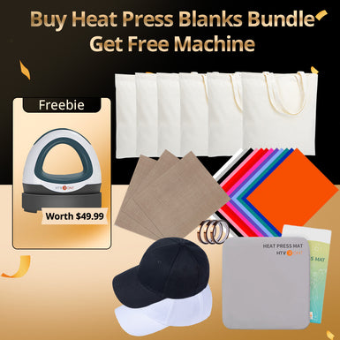 Heat  Press  Blanks  HTV & Tools  Bundle