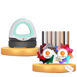 [Mini Heat Press Bundle] Mini Heat Press Machine & HTV Bundle ≥$40