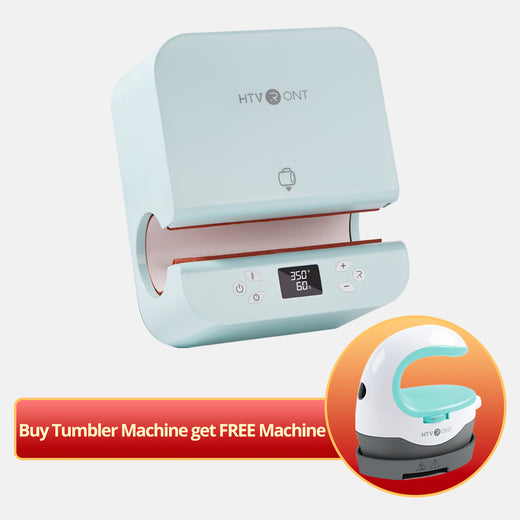 HTVRONT Auto Tumbler Heat Press+Free Mini2 Heat Press Machine