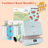 [Halloween Deal]HTVRONT Auto Tumbler Heat Press Machine 120V (2 Colors) With Free LuckyBox - for Sublimation Tumbler,Mug,Glass,Cup&Bottle 10-30oz