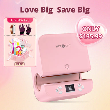 【Valentine‘s Day Deals】HTVRONT Auto Tumbler Heat Press Machine 120V (2 Colors) With Free LuckyBox - for Sublimation Tumbler,Mug,Glass,Cup&Bottle 10-30oz