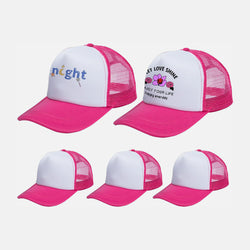 Sponge Trucker Cap Sublimation Blanks - 5PCS