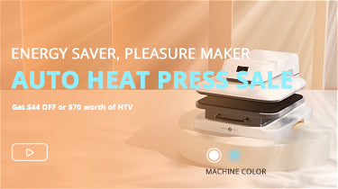 HTVRONT Heat Press Small Heat Press Machine for T Shirts, Small Heat P –  Vintage Revival Design Co