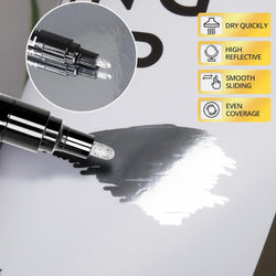 Liquid Mirror Chrome Marker - 3 pcs