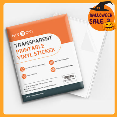 Premium Clear Printable Vinyl Bundle - 8.5"x11" 30 sheets