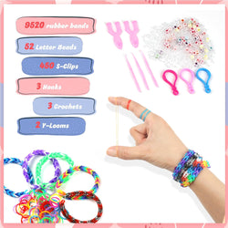 Rubber Band Bracelet Kit - 28 Colors 10000+