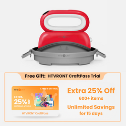 HTVRONT Hat Heat Press Machine+ Free 25％ Off CraftPass