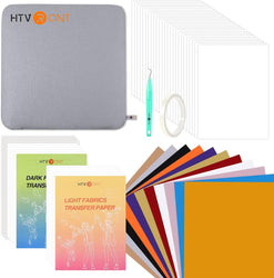 [All in one]HTVRONT Auto Tumbler Press+Hat Press Machine+All in Bundle(Baseball Cap Blank*2+Tumbler 20oz*4+10sheets HTV+PUFF HTV*8+Sumblimation Paper*25+Sumblimation HTV*5+Transfer paper*10+Tools≥157＄)