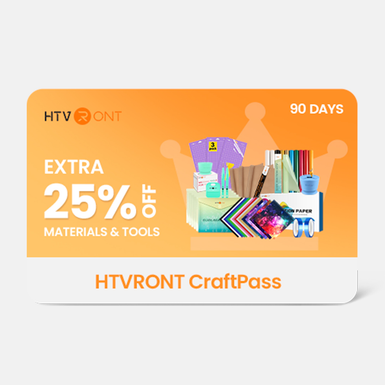 HTVRONT CraftPass: 25% off materials & tools