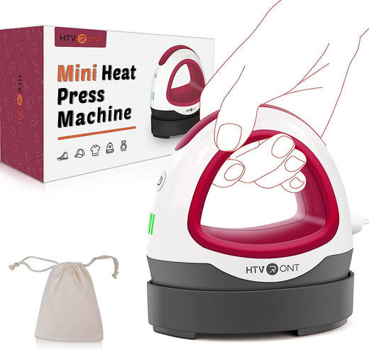 Xinart Mini Heat Press Small Heat Press Machine for T-Shirts Temp:  285�??-400�??