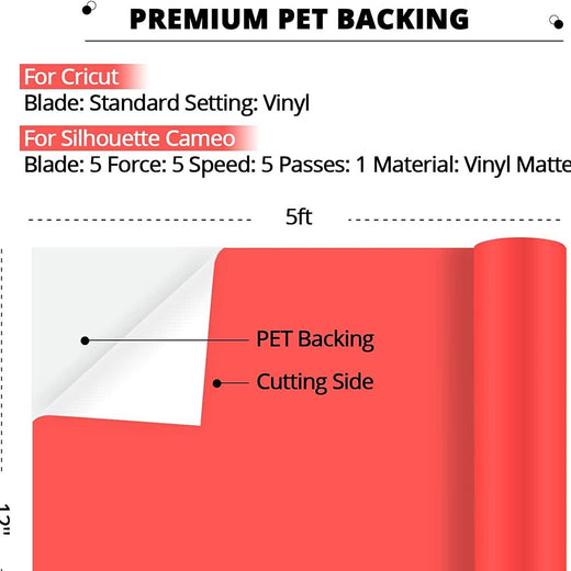 Glow in Dark Permanent Vinyl Neon Adhesive Vinyl Roll - 12" x 5ft （4 colors）[Clearance Sale]