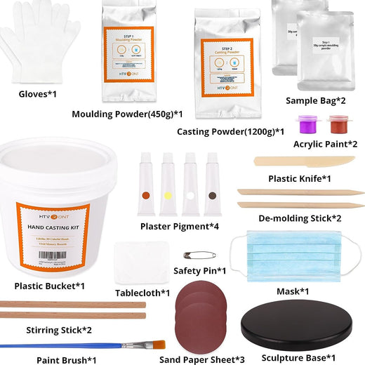 Hands Casting Kit,Plaster Statue Molding Kit  Casting kit, Mold kit, Mold  making materials