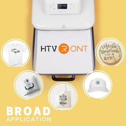 [All in bundle]HTVRONT Auto+Mini3 Heat Press Machine+advanced Bundle(Multicolor HTV*46+Sumblimation Paper*25+Transfer paper*10+PTFE Teflon Sheet+Heat Press Mat+Cutting Mat+Weeding Tools≥83＄)