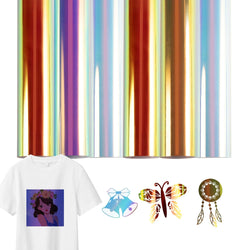 Holographic Heat Transfer Vinyl Bundle- 12×10in 6 Sheets