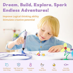 3D Printing Pen with LCD Screen  - 3D Pen for Kids, 3D Pen Kit [Clearance Sale]