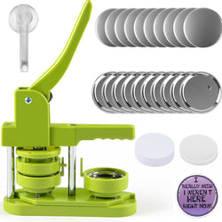 [Machine bundle]HTVRONT Hat Heat Press Machine + Button Maker Machine(Random Color)