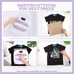 [Machine bundle]HTVRONT T shirt Heat Press Machine 10*10 +Mini2 Heat Press Machine(Random Color)