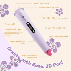 3D Printing Pen with LCD Screen  - 3D Pen for Kids, 3D Pen Kit [Clearance Sale]