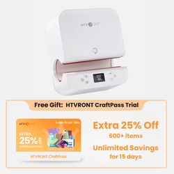 HTVRONT Auto Tumbler Heat Press Machine 120V + Free 25%OFF CraftPass