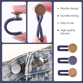 15 PCS Button Extenders for Jeans