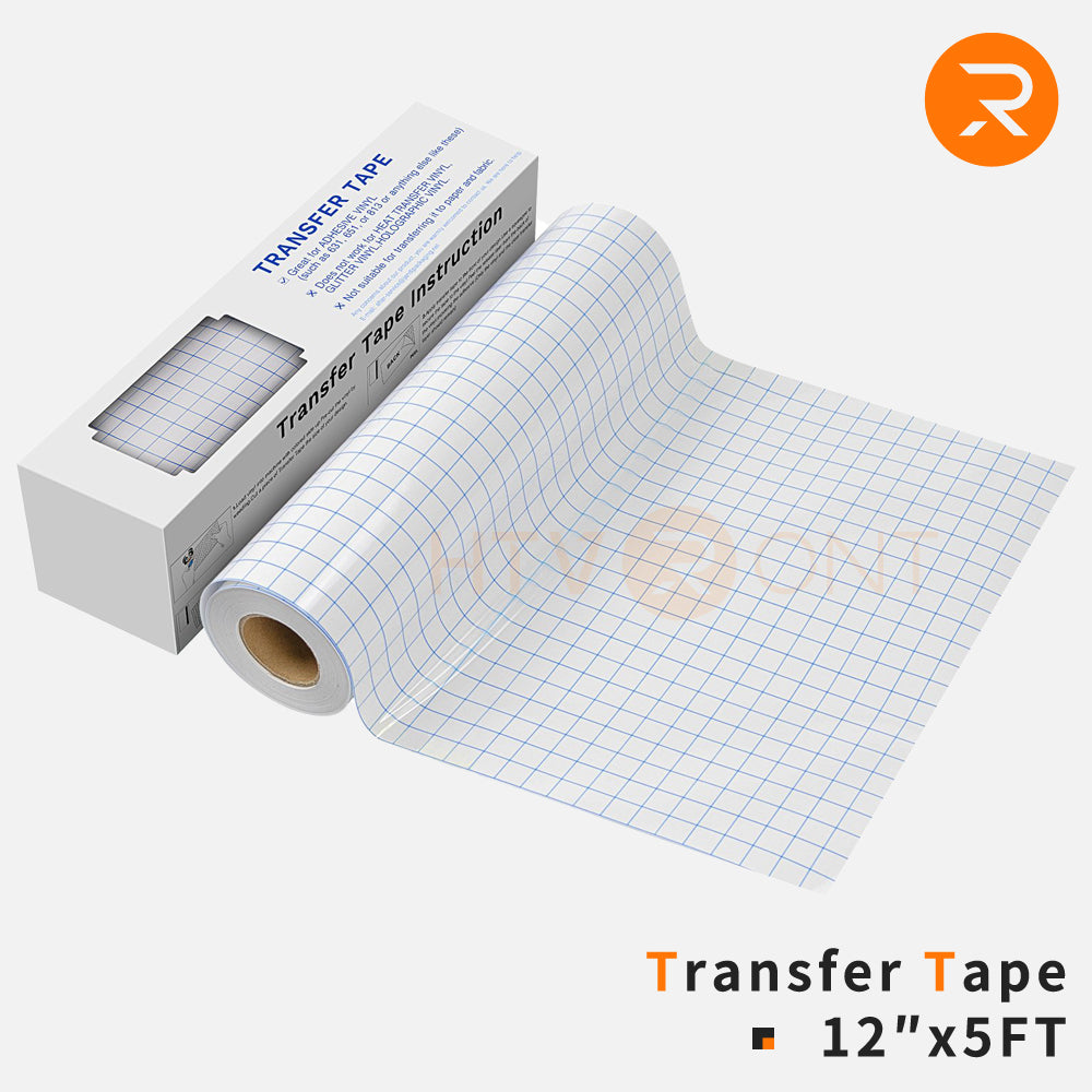 Clear Vinyl Transfer Paper Tape Roll W/alignment Grid - Temu Japan