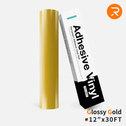 Permanent Adhesive Vinyl Roll - 12"x30 Ft （8 Colors)[Flash Sale]