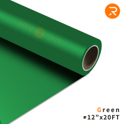    Green Heat Transfer Vinyl Roll - 12" x 20 Ft (36 Colors）