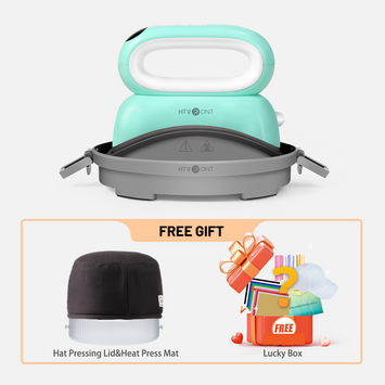 【Christmas Deals】HTVRONT Hat Heat Press Machine With Luckybox For Free,for trucker hat&cap