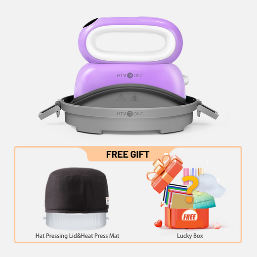 【BF Deals】HTVRONT Hat Heat Press Machine With Luckybox For Free,for trucker hat&cap