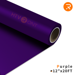     Purple Heat Transfer Vinyl Roll - 12" x 20 Ft (36 Colors）