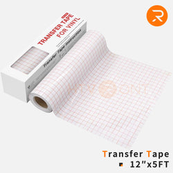 Transfer Tape For Vinyl 12" x 5 Ft (2 Colors)