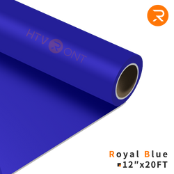    Royal-blue Heat Transfer Vinyl Roll - 12" x 20 Ft (36 Colors）