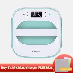 HTVRONT T shirt Heat Press Machine 10" x 10" 110V,Easy use[Buy Machine get Free Mat]