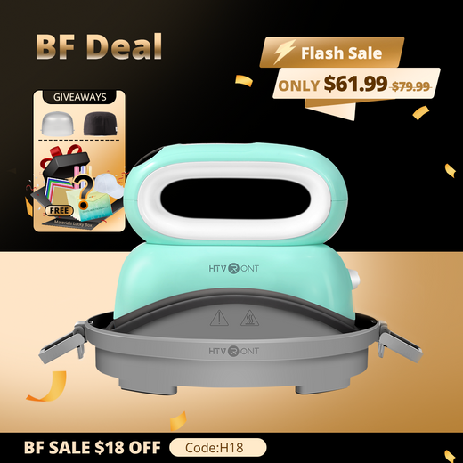 【BF Deals】HTVRONT Hat Heat Press Machine With Luckybox For Free,for trucker hat&cap