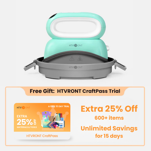 HTVRONT Hat Heat Press Machine+ Free 25％ Off CraftPass