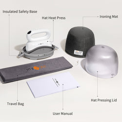 [Machine bundle]HTVRONT Hat  Heat Press+T shirt Heat Press 10*10 Machine(Random Color)