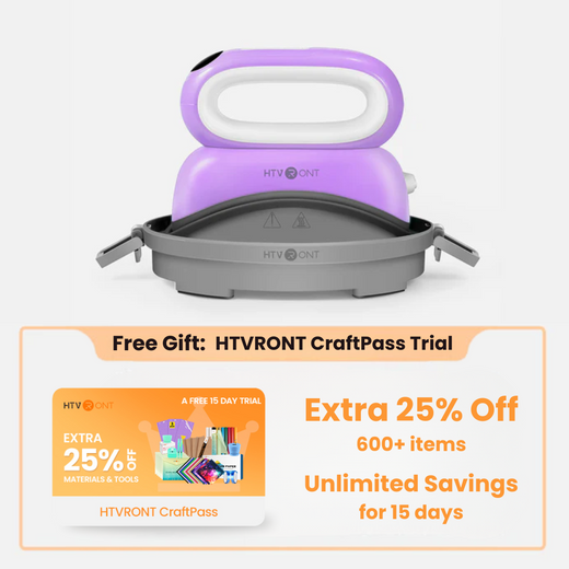 HTVRONT Hat Heat Press Machine+ Free 25％ Off CraftPass