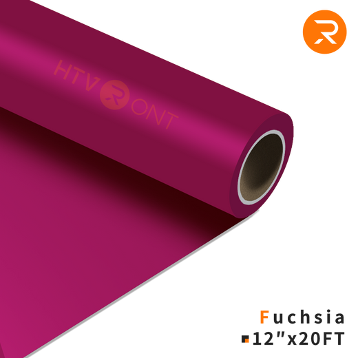    fuchsia Heat Transfer Vinyl Roll - 12" x 20 Ft (36 Colors）