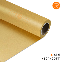     gold Heat Transfer Vinyl Roll - 12" x 20 Ft (36 Colors）