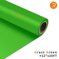 grass-Green Heat Transfer Vinyl Roll - 12" x 20 Ft (36 Colors）