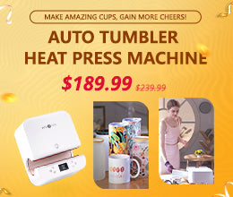HTVRONT on X: No more manual pressing – the HTVRONT tumbler heat press has  you covered.  / X